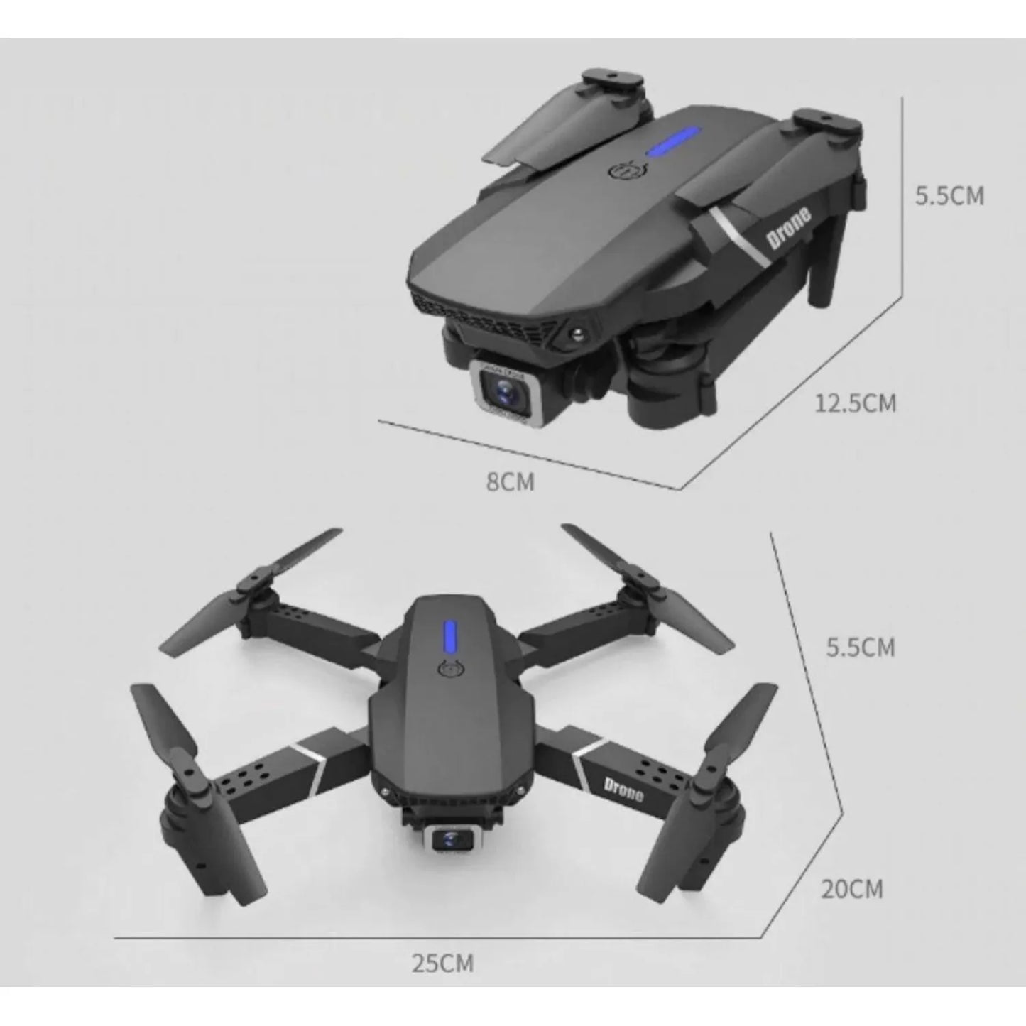 DRONE E88 CON DOBLE CAMARA HD